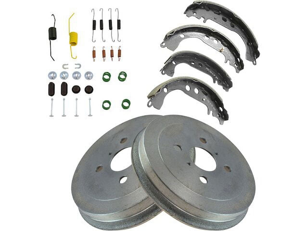 Rear Drum Brake and Shoe Kit Compatible with 2004 2006 Scion XB