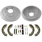 Rear Drums Brake Shoes & Hardware Spring Kit for Honda Civic 2006-2015