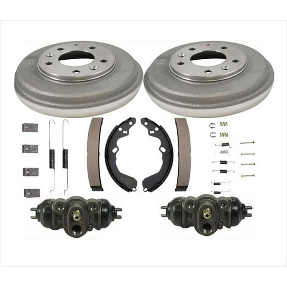 Rear Drums Shoes Spring Kit Wheel Cylinder for Mazda 626 MX6 1993-2002