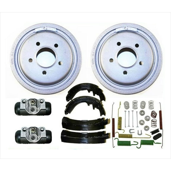 Rear Drums Shoes Spring Wheel Cyl. for 4 Wheel Drive Ford 03-09 Ranger W10" Drum