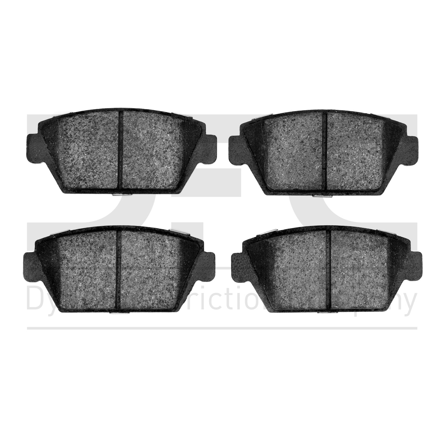 Rear Dynamic Friction Company 3000 Semi-Met Brake Pads 1311-0329-00