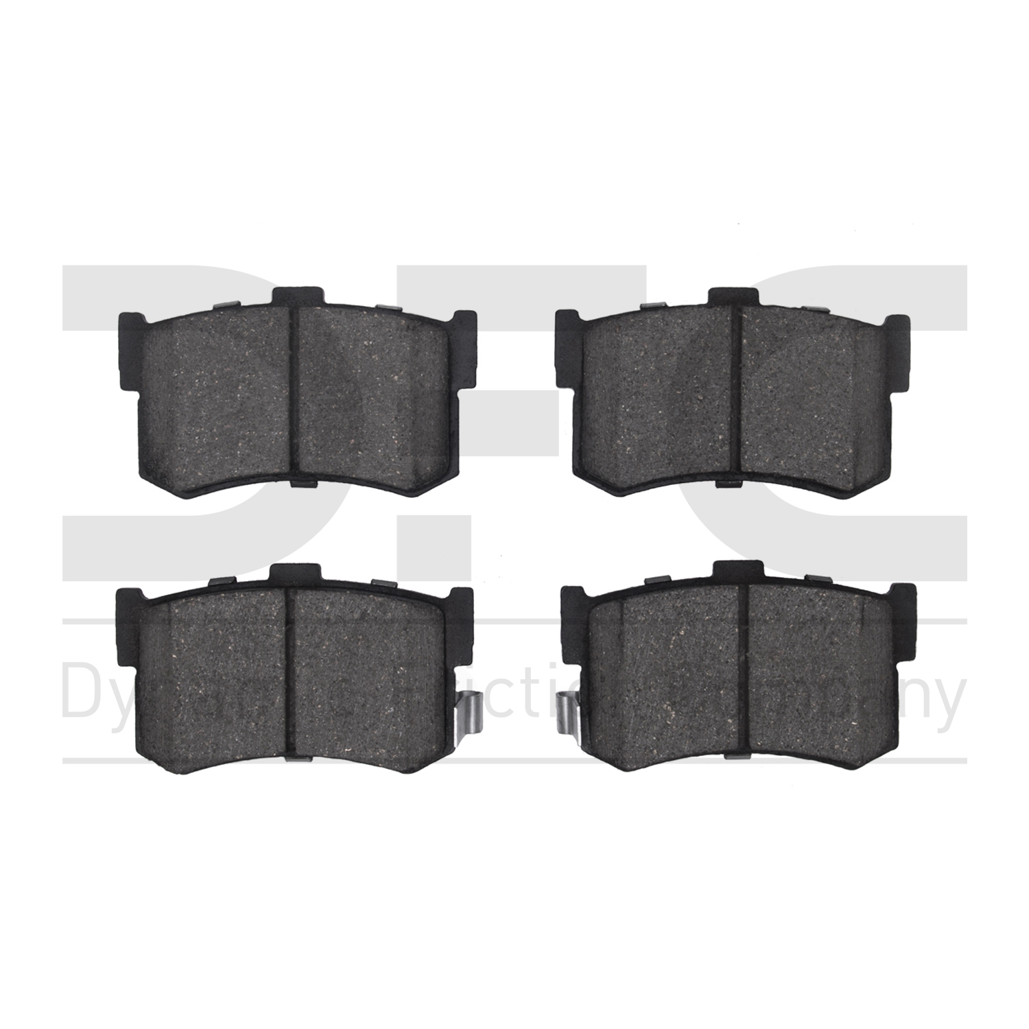Rear Dynamic Friction Company 3000 Semi-Met Brake Pads 1311-0342-00