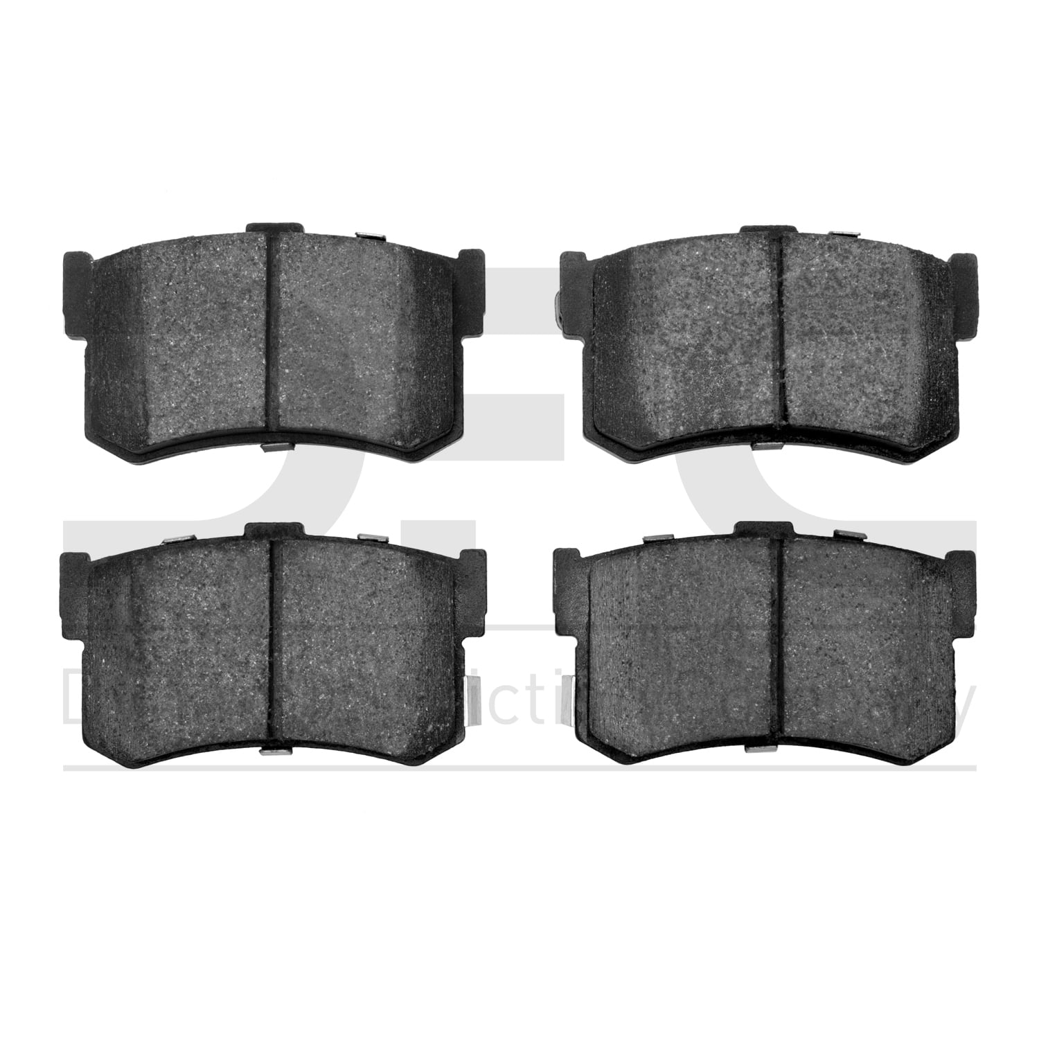 Rear Dynamic Friction Company 3000 Semi-Met Brake Pads 1311-1262-00