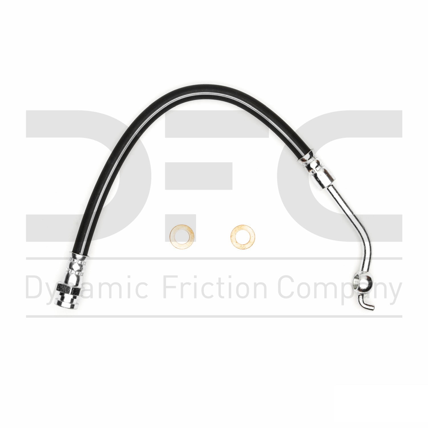 Rear Dynamic Friction Company Brake Line Hose 350-80071 For 1986-1991 Mazda RX-7