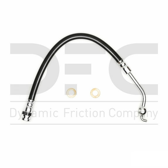 Rear Dynamic Friction Company Brake Line Hose 350-80071 For 1986-1991 Mazda RX-7