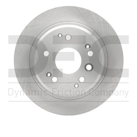 Rear Dynamic Friction Company Disc Brake Rotor 600-58019 (1) For 2003-2011 Honda Element, 2004-2008 Acura TL