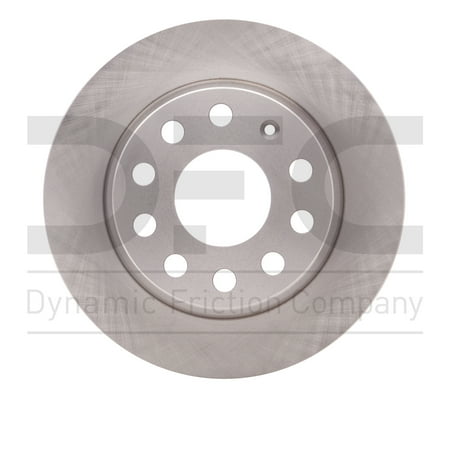 Rear Dynamic Friction Company Disc Brake Rotor 600-74033 (1) For 2010-2013 Audi A3, 2012-2018 Volkswagen Jetta, 2013-2019 Volkswagen Beetle, 2015 Volkswagen Golf, 2015 Volkswagen Golf SportWagen