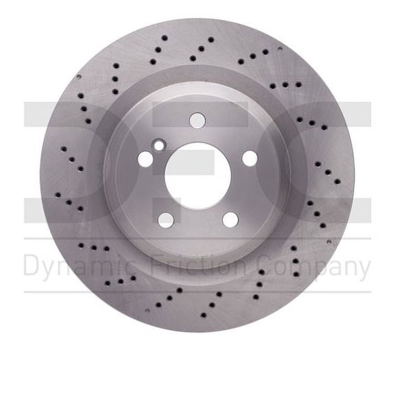 Rear Dynamic Friction Company GEOSPEC Coated Brake Rotor 624-63061 (1) For 2003-2008 Mercedes-Benz SL55 AMG, 2009-2011 Mercedes-Benz SL65 AMG, 2009-2012 Mercedes-Benz SL63 AMG