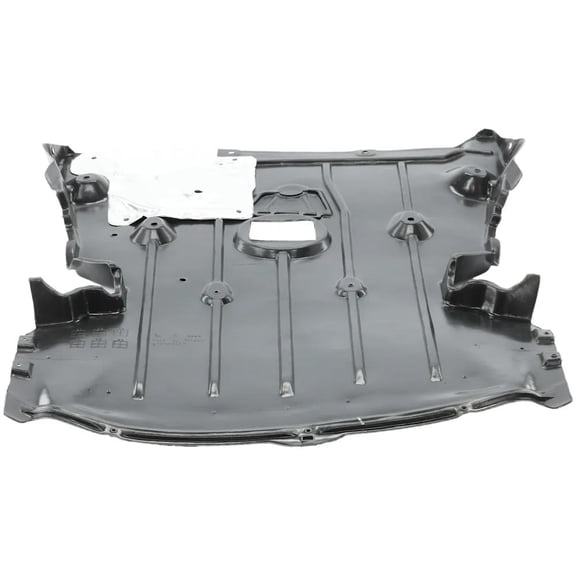 Lower Engine Cover Splash Shield Compatible with 2008-2013 BMW 128I 3.0L V6 Front Protective Shield Under Engine Undercarriage Protection Road Debris Shield Bolt-On Fit Direct Fit