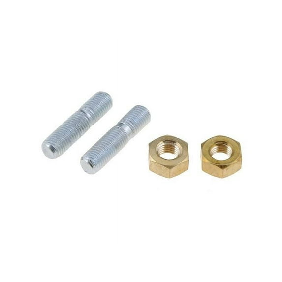 Rear Exhaust Flange Stud and Nut - Compatible with 2005 - 2015 Nissan Xterra 4.0L V6 2006 2007 2008 2009 2010 2011 2012 2013 2014