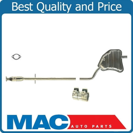 Rear Exhaust Muffer Extension Pipe System with Gasket For 02-08 Mini Cooper 1.6L