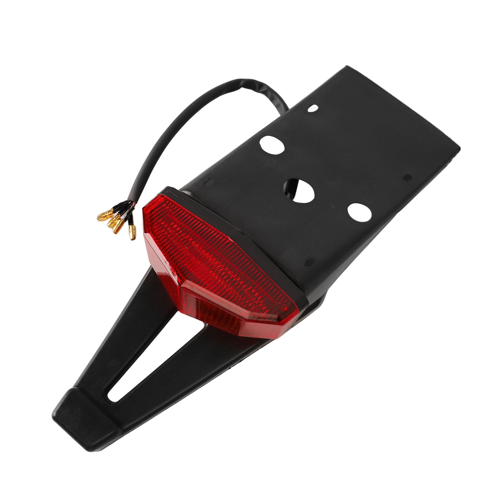 Rear Fender Mount Tail Light Red LED Brake Lamp Turn Signals License