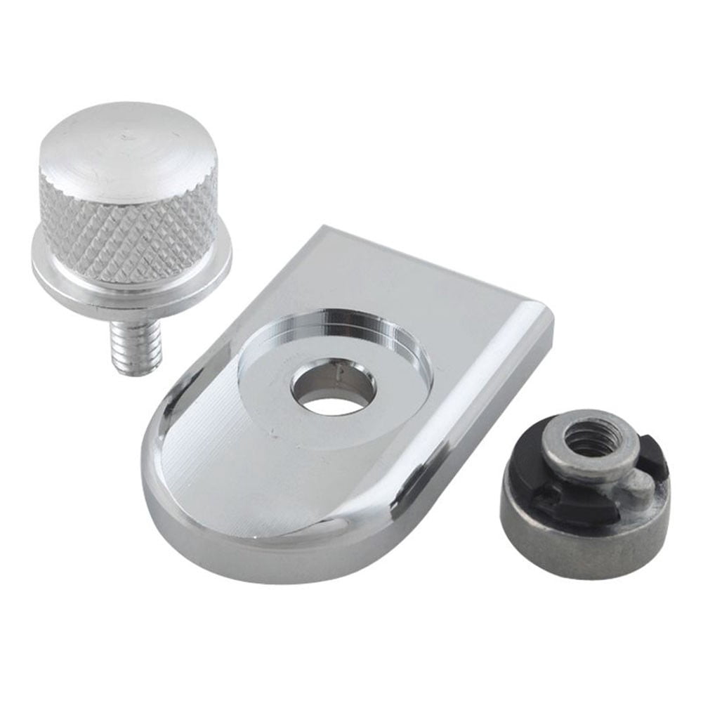Fender Seat Knurled Bolt Tab Screw Mount Knob Cover Nut Kit For Harley Touring 96-19