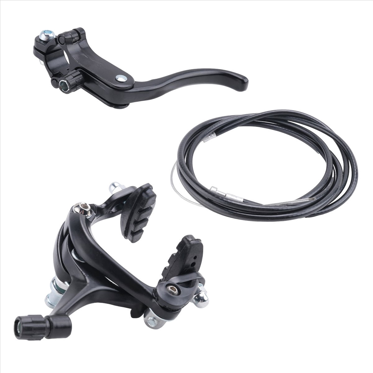 Rear Fixie Road Bike Cruiser Brake Set Bike Brake Kit Black - Walmart.com