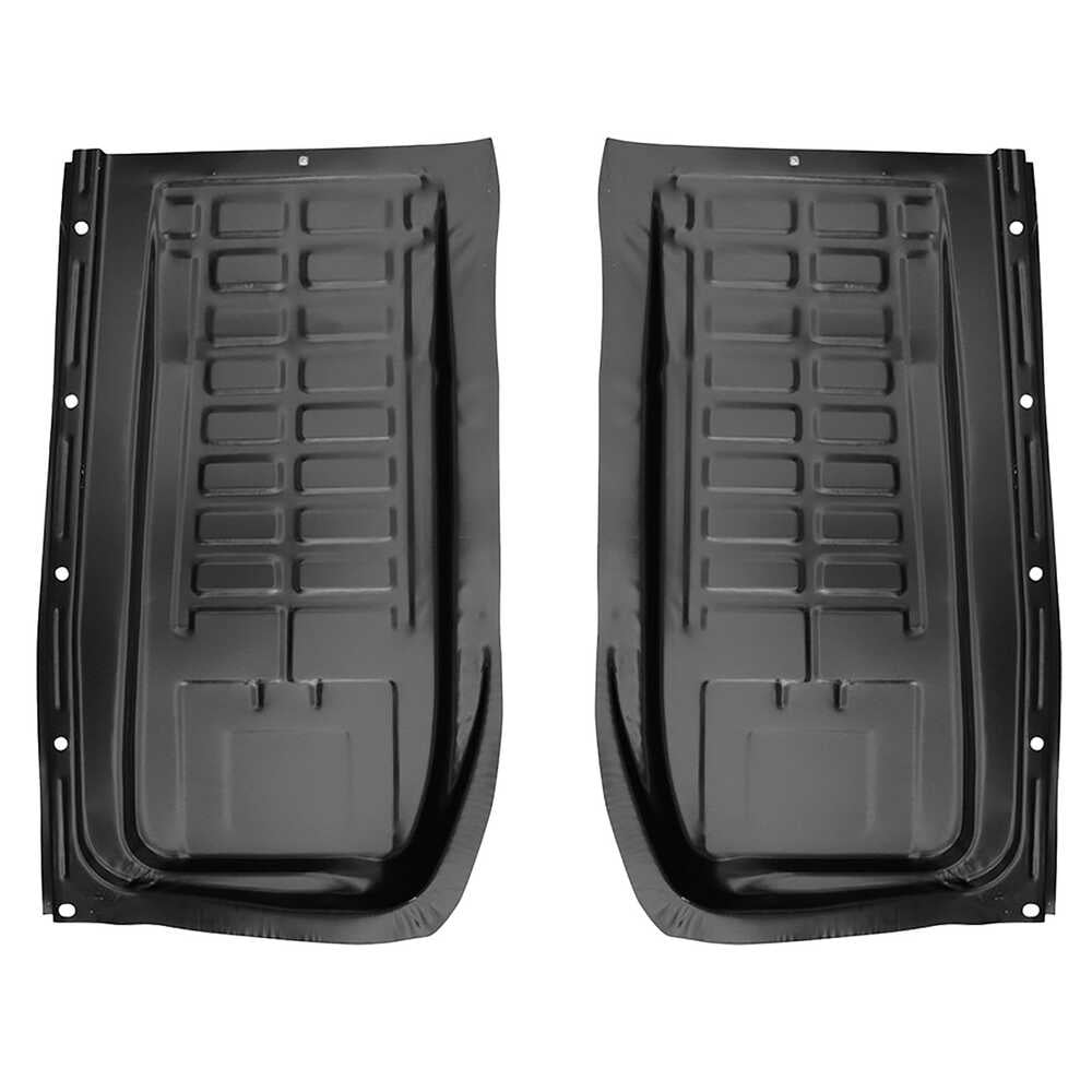 Mill Supply Rear Floor Panel - PAIR for 49-72 Volkswagen Beetle, 71-72 ...