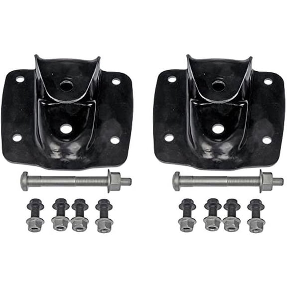 Rear Forward Leaf Spring Hanger Set - Compatible with 1994 - 2002 Dodge Ram 3500 Standard Cab Pickup 1995 1996 1997 1998 1999 2000 2001