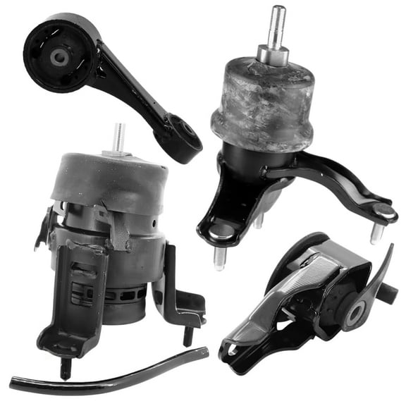 Rear, Front & Right Engine Mounts 4PCS Set. Part Numbers: 12371-31121, 10100, 9238, 9732