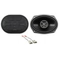 thumbnail image 1 of Hifonics ZS693+72-5512 ZS693 6x9" 800W 3-Way Car Speakers with Metra 72-5512 Harness for Ford 1987-Up 800 Watts Peak Power Black, 1 of 7