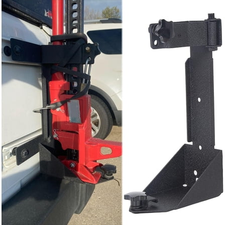Rear High Lift Jack Mount Holder Compatible with 2007-2018 JK Off-Road Rear Jack Mount Bracket