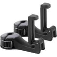 thumbnail image 1 of Rear Hook for Car Seats with Mobile Phone Holder, 2 Pieces 360° Rotation Headrest Holder Car Hook 2-in-1 Car Seat Headrest Hook with Mobile Phone Holder Car Hook for Bag Mobile Phone Umbrellas, 1 of 2