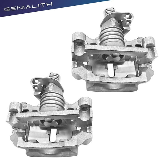 Genialith Rear LH&RH Disc Brake Caliper with Brackets for Pontiac Grand Prix 2004-2005