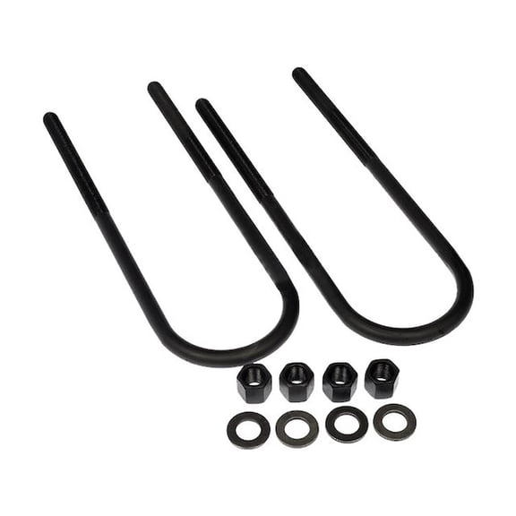 Rear Leaf Spring Axle U-Bolt Kit - Compatible with 1980 - 1996 Ford F-250 - Dorman