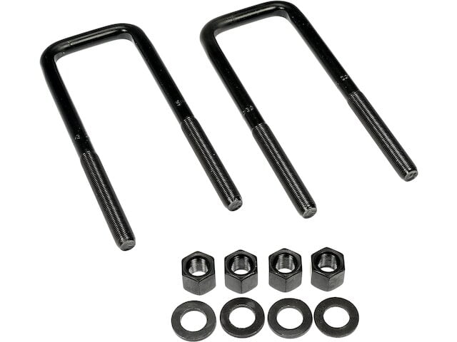 3 Inch Rear Lift Block Kit With U-Bolts - Tapered Steel Blocks For Truck Suspension
