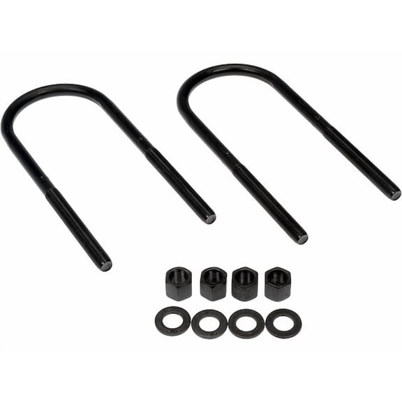 Rear Leaf Spring Axle U-Bolt Kit - Compatible with 2011 - 2018 Ram 3500 Cab & Chassis - Dorman