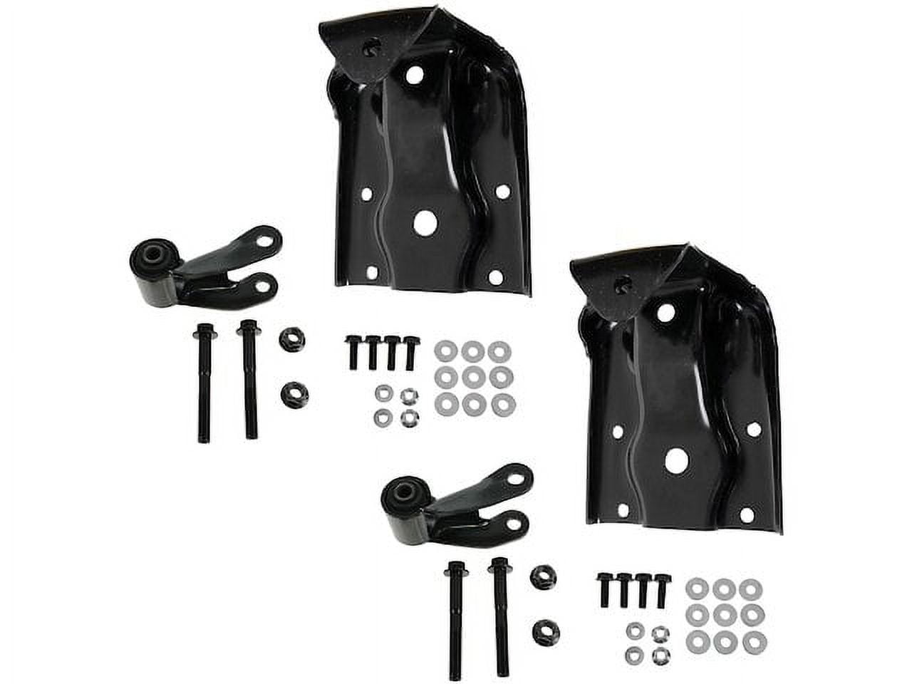 Rear Leaf Spring Shackle and Bracket Kit 4 Piece - Compatible with 1999 ...