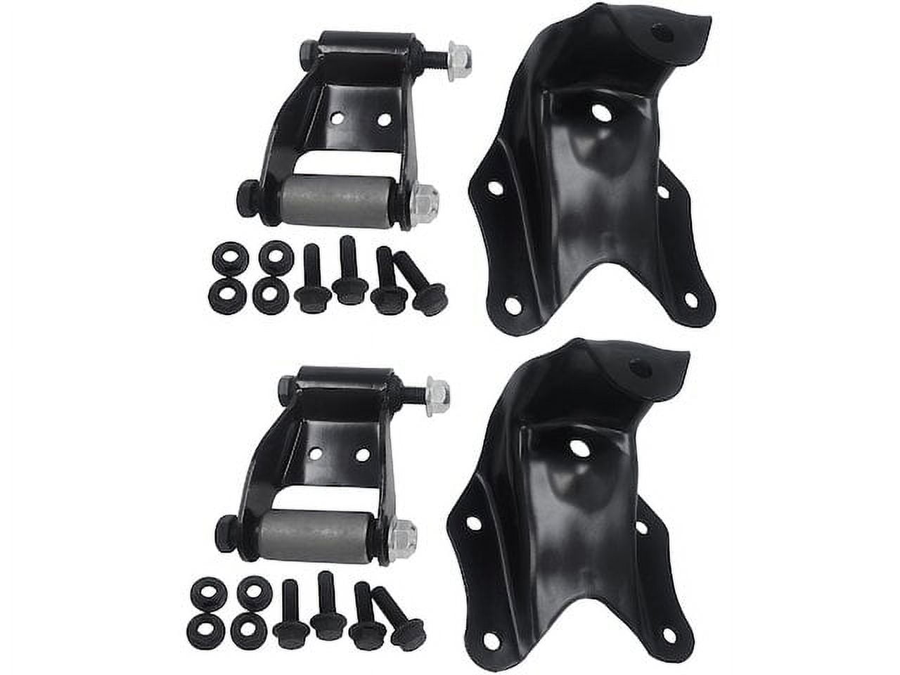 Rear Leaf Spring Shackle/Bracket Kit Compatible with 1986 1996 Ford