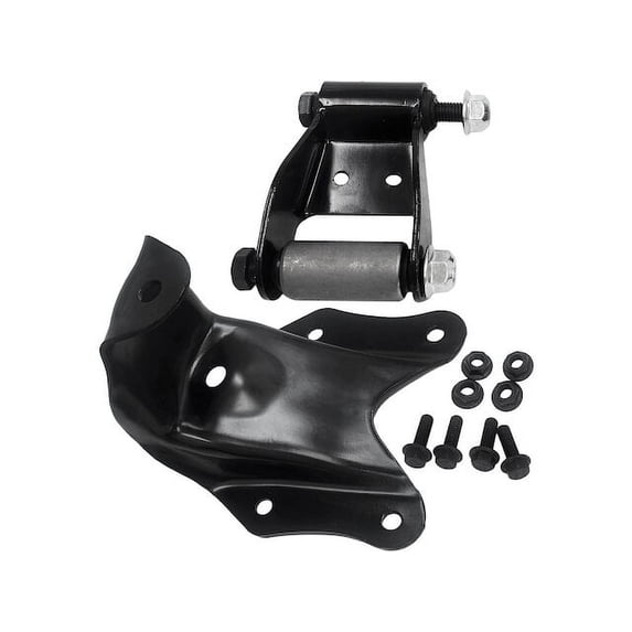 Rear Leaf Spring Shackle/Bracket Kit - Compatible with 2003 - 2005 Ford E-150 Club Wagon 2004