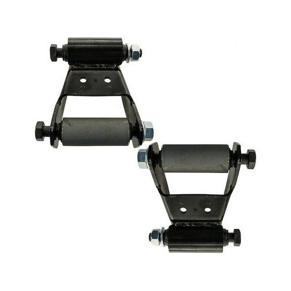 Rear Leaf Spring Shackle Set 2 Piece Set - Compatible with 2003 - 2014 Ford E-250 2004 2005 2006 2007 2008 2009 2010 2011 2012 2013