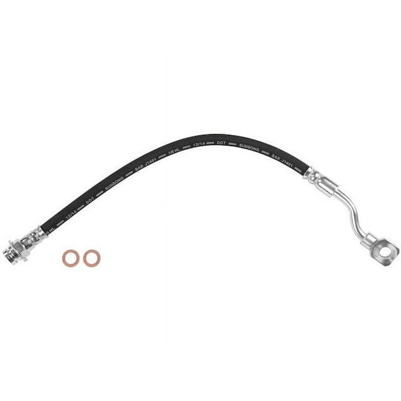 Rear Left Brake Hose - Compatible with 1999 - 2003 Chevy Silverado 2500 2000 2001 2002
