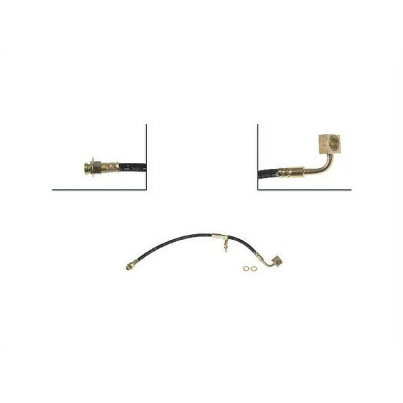 Rear Left Brake Hose - Compatible with 2001 - 2006 Chrysler Sebring 2002 2003 2004 2005