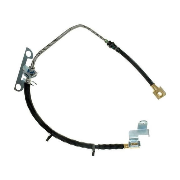 Rear Left Brake Hose - Compatible with 2003 - 2006 Dodge Grand Caravan FWD Mini Passenger Van 4-Door 2004 2005