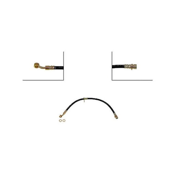 Rear Left Brake Hose - Compatible with 2003 - 2009, 2011 Honda Element 2004 2005 2006 2007 2008