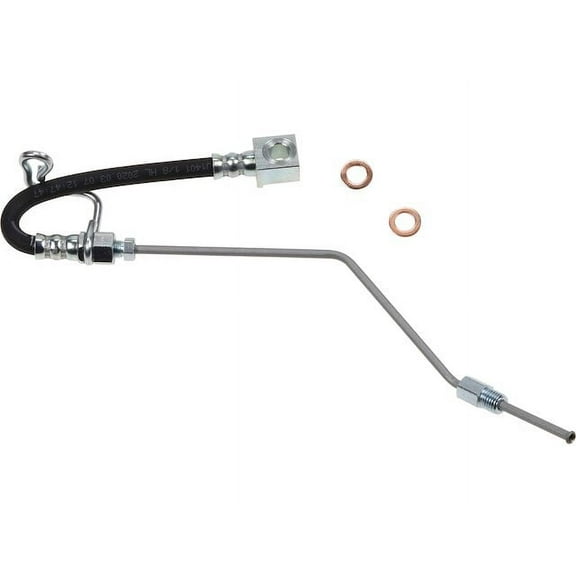 Rear Left Brake Hose - Compatible with 2003 - 2010 Dodge Ram 2500 2004 2005 2006 2007 2008 2009