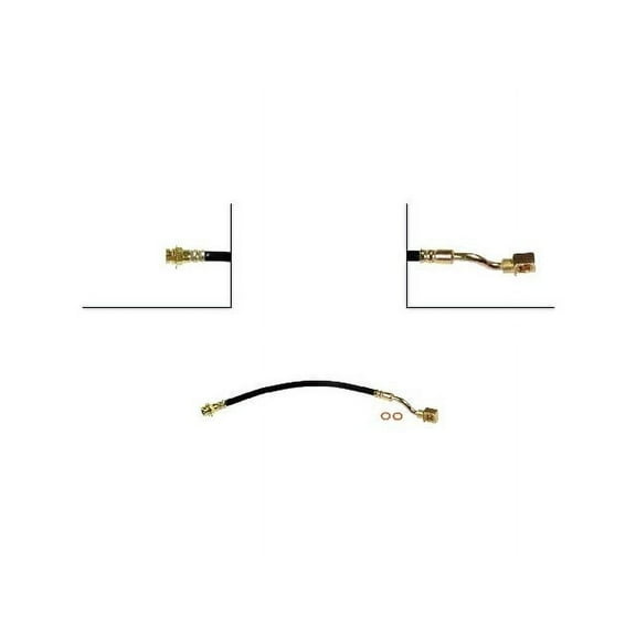 Rear Left Brake Hose - Compatible with 2007 Chevy Silverado 2500 HD Classic