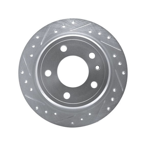 Rear Left Brake Rotor - Compatible with 1982 - 1988 BMW 528e 1983 1984 1985 1986 1987
