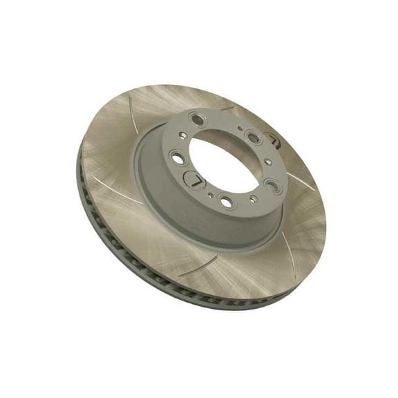 Rear Left Brake Rotor - Compatible with 2001 - 2016 Porsche 911 997 2002 2003 2004 2005 2006 2007 2008 2009 2010 2011 2012 2013 2014 2015