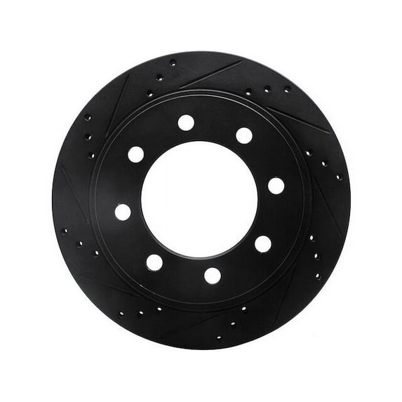Rear Left Brake Rotor - Compatible with 2003 - 2008 Dodge Ram 2500 - Dynamic Friction