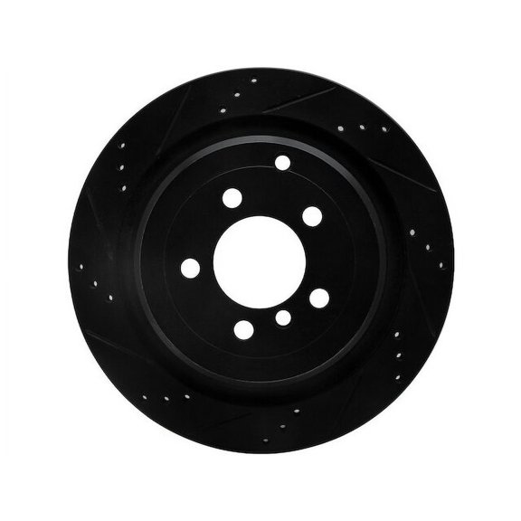 Rear Left Brake Rotor - Compatible with 2006 - 2012 Land Rover Range Rover 2007 2008 2009 2010 2011