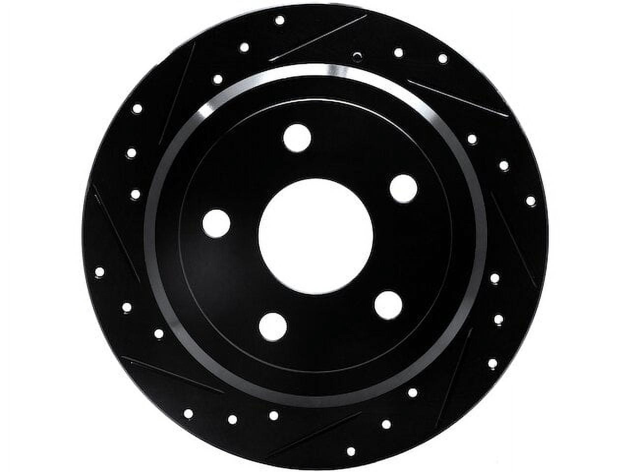 Rear Left Brake Rotor - Compatible with 2007 - 2018 Jeep Wrangler ...