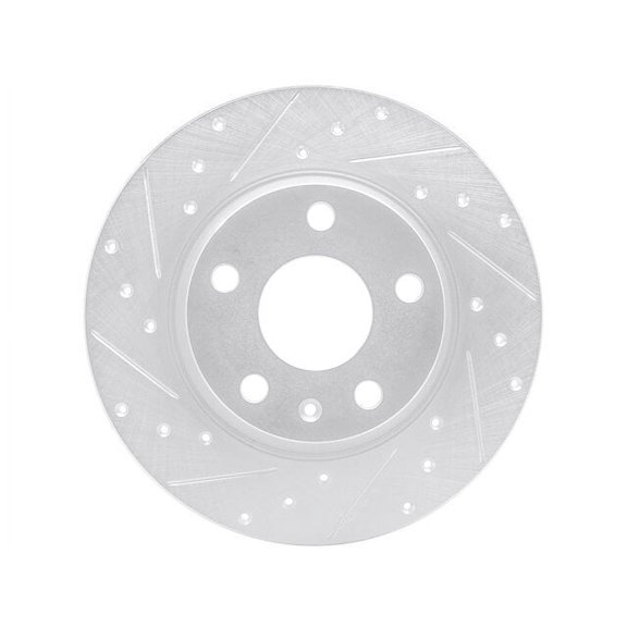 Rear Left Brake Rotor - Compatible with 2008 - 2009 Audi TT