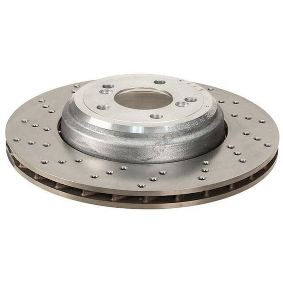 Rear Left Brake Rotor - Compatible with 2008 - 2013 BMW M3 4.0L V8 2009 2010 2011 2012