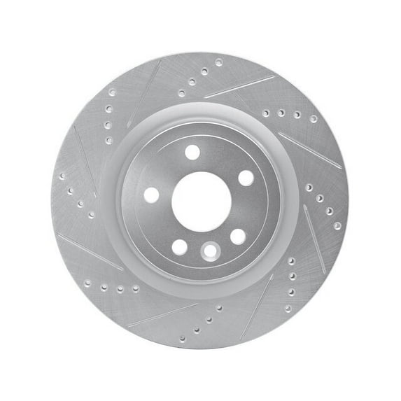 Rear Left Brake Rotor - Compatible with 2018 - 2020 Land Rover Range Rover Velar - Dynamic Friction