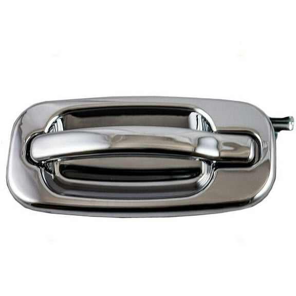 Rear Left Door Handle - Compatible with 2007 GMC Sierra 2500 HD Classic Crew Cab Pickup 4-Door