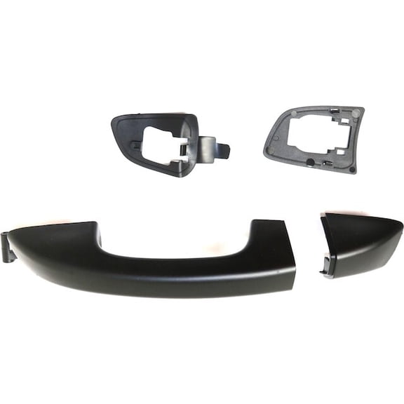 Rear Left Door Handle - Compatible with 2010 - 2014 Volkswagen GTI Hatchback 4-Door - Replacement AP