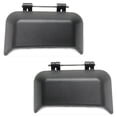 thumbnail image 1 of Rear Left Driver and Right Passenger Exterior Door Handle Compatible with 2007-2017 Jeep Compass Textured Black Without Key Hole 5115826AF 5115827AF CH1521134 CH1520134 Latitude, 1 of 5