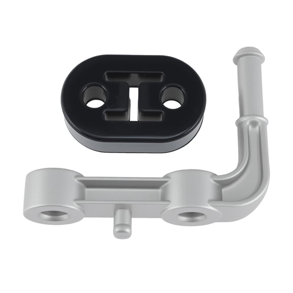 Rear Left Driver Side Exhaust Bracket with Hanger Rubber Muffler Support for Dodge for Ram 1500 2019-2025 Exhaust Pipe Mount Hanger Bracket LHD Exhaust Muffler Bracket 68275662AB